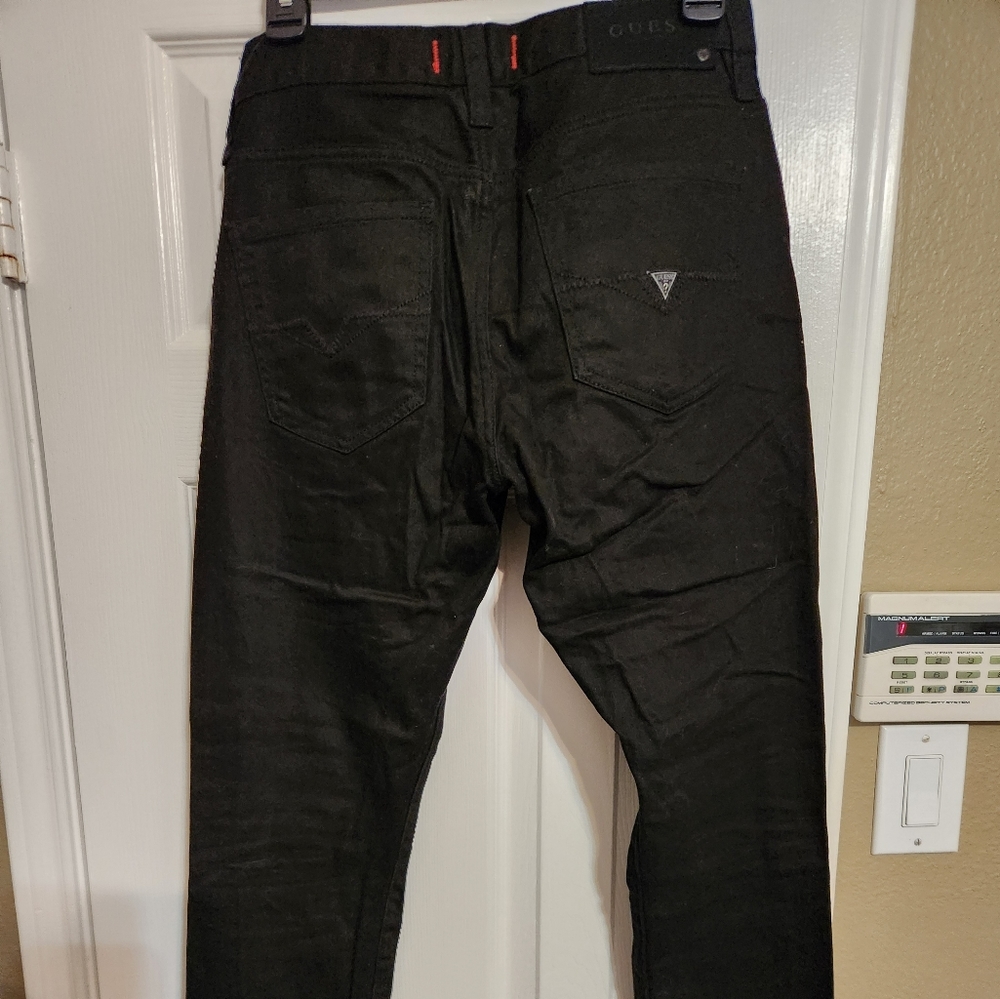 Guess black skinny jeans